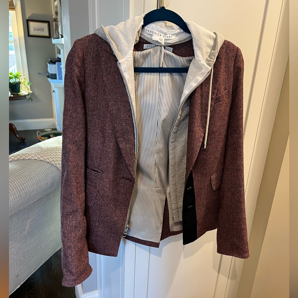 Veronica Beard. Pink tweed blazer. (Dickey not included)